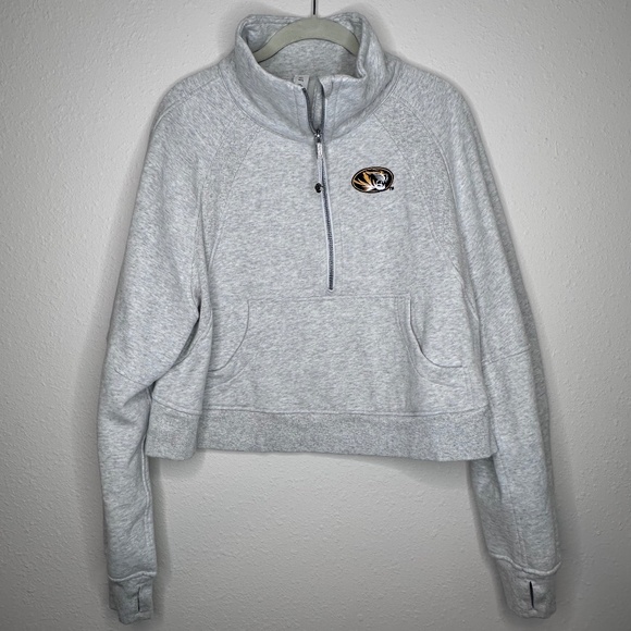 Lululemon Scuba Oversized Funnel-Neck Half Zip (Mizzou Logo), Size M/L - Picture 1 of 9